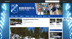 Desktop Screenshot of birkenes-il.no